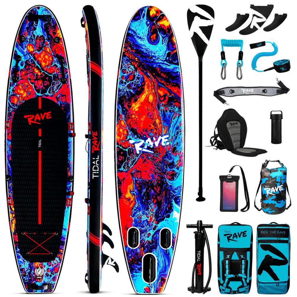 Tidal Rave ACRYLIC Inflatable Paddle Board 10’ 6